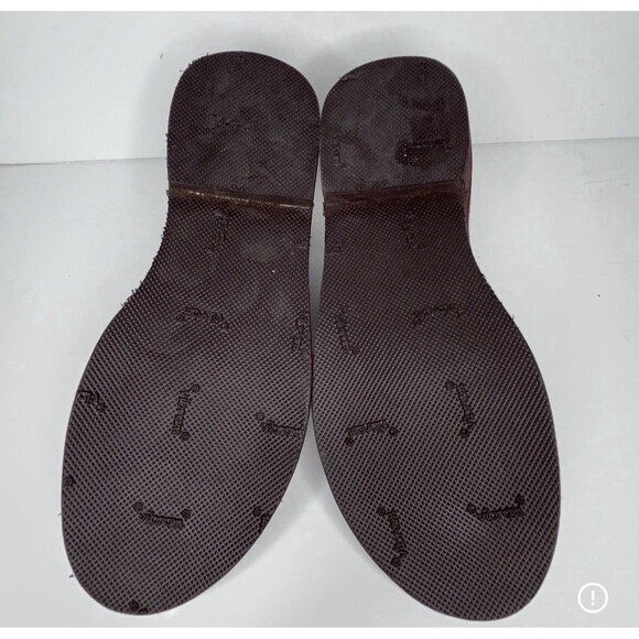 Zora of St.Thomas Handmade Brown Leather Fisherman Sandals Vibram Sole Mens 9 main image 8